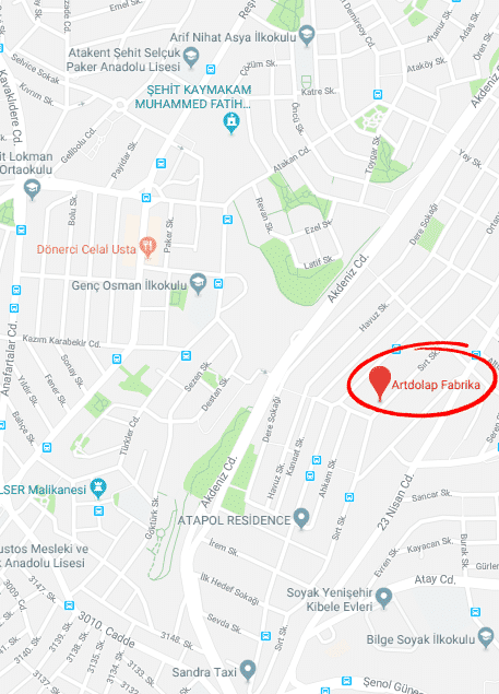 fabrika map min - Mağazalar