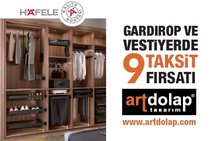 gardırop ve vestiyerde 9 taksit fırsatı - Gardırop ve Vestiyerde 9 Taksit Fırsatı